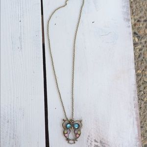 Boho Owl Pendant Necklace