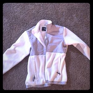 White/Grey North Face Jacket!
