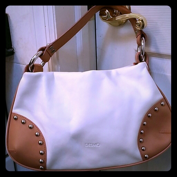 Genuine leather shoulder purse