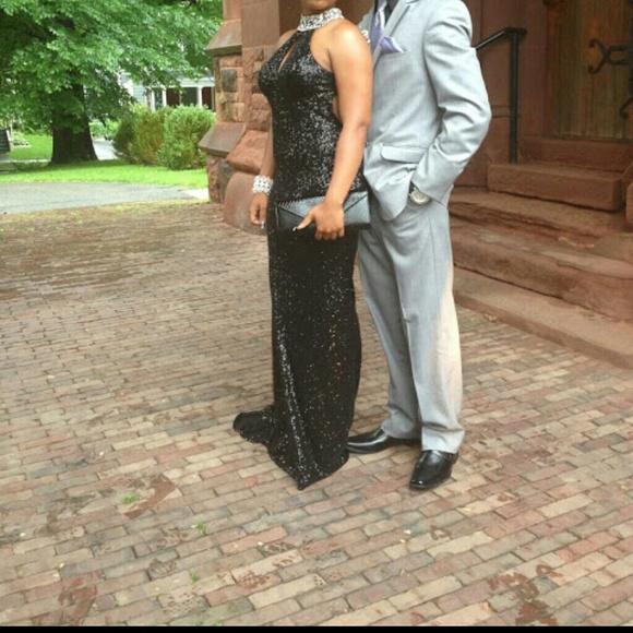 SHERRI HILL Long prom dress