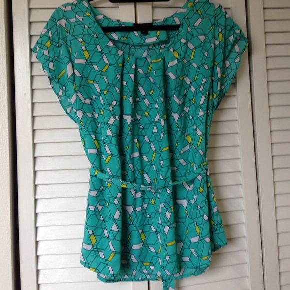 Worthington belted blouse
