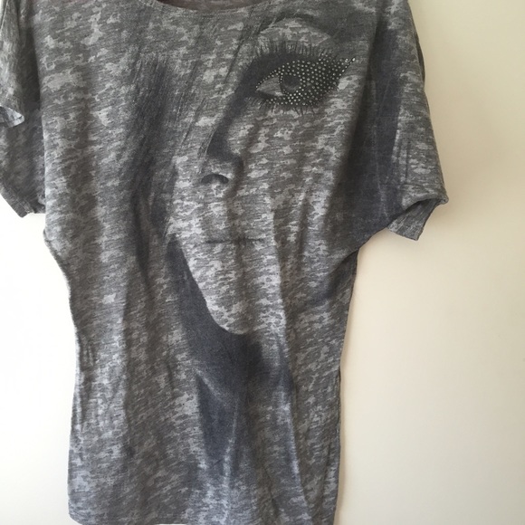 Grey detailed shirt
