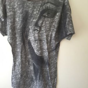 Grey detailed shirt