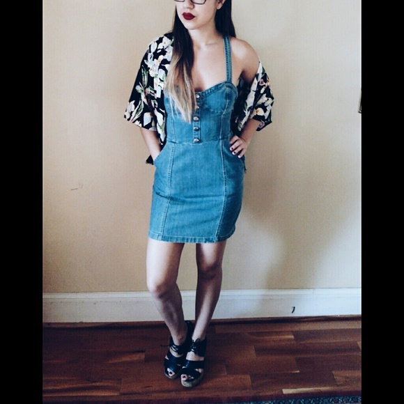 Jean Bustier Dress