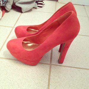 Coral Charlotte Russe heels