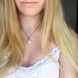 Pink Hawaiian Flower Necklace