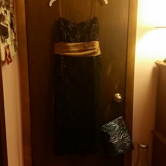 Black lace dress
