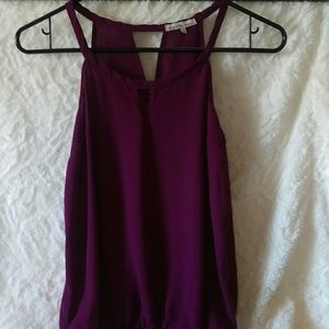 Purple tank top