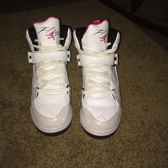 ❗️sold❗️ Pink white and black Jordan's