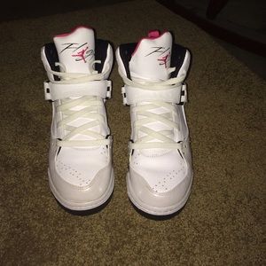 ❗️sold❗️ Pink white and black Jordan's