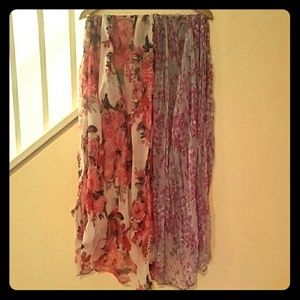 Scarves,  floral print
