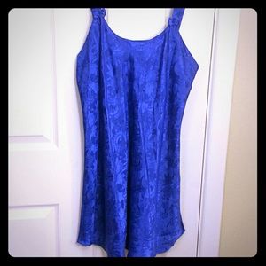 Silky nightgown and robe