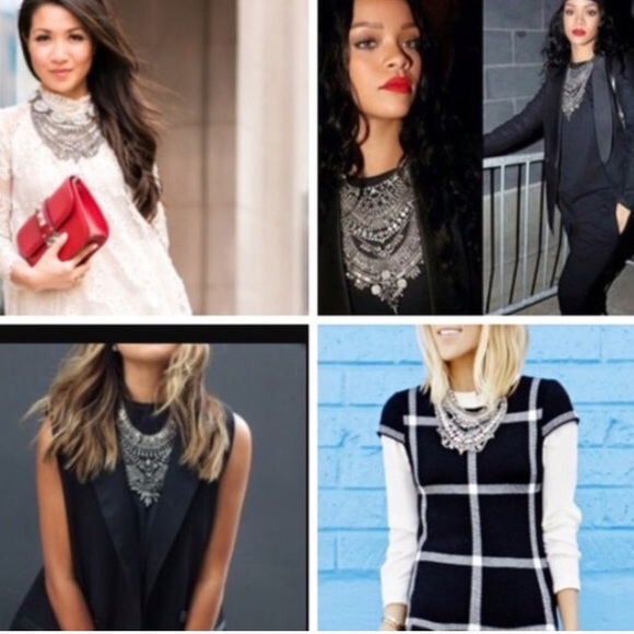 🆕 Extra Large Statement Tribal Boho Necklace - Picture 3 of 3