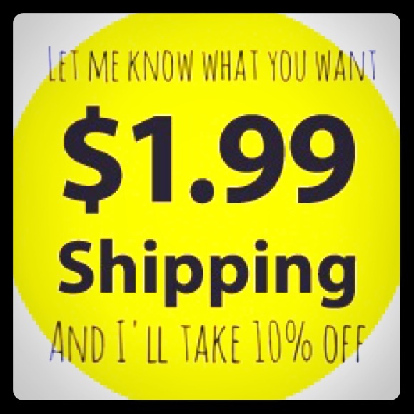 Take off 10% to get $1.99 shipping!