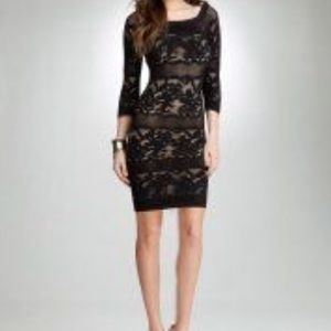 Beautiful black and beige bebe dress (price FIRM)