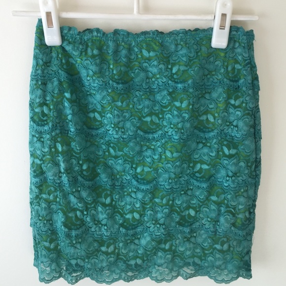 Stretchy lace mermaid skirt