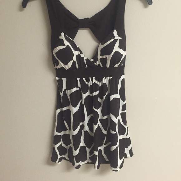 Giraffe Print Top