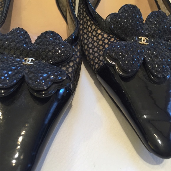*SOLD SOLD CHANEL**Cloverleaf Shoes SZ9.5/10. - Picture 2 of 4