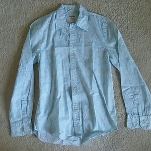 Express Men Dress Shirt-Light Blue