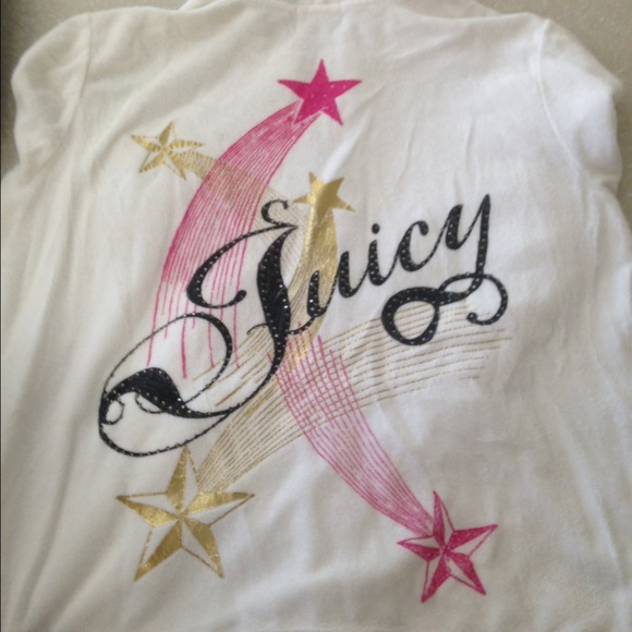 Juicy Couture - hoodie. White. Fairly new!