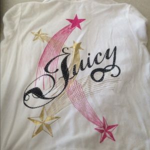 Juicy Couture - hoodie. White. Fairly new!