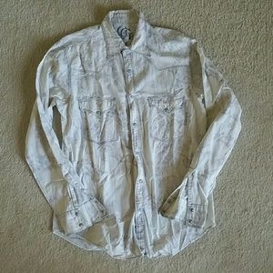 Men Guess Dress Shirt-Perfect Condition