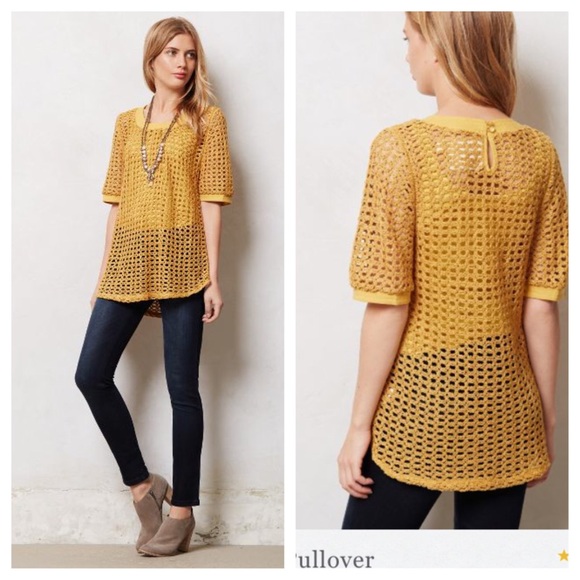Anthropologie Sweaters - Angel of the North tunic open knit