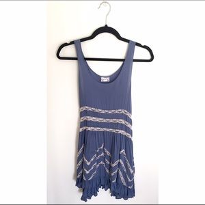 FREE PEOPLE Intimately Voile and Lace Trapeze Slip