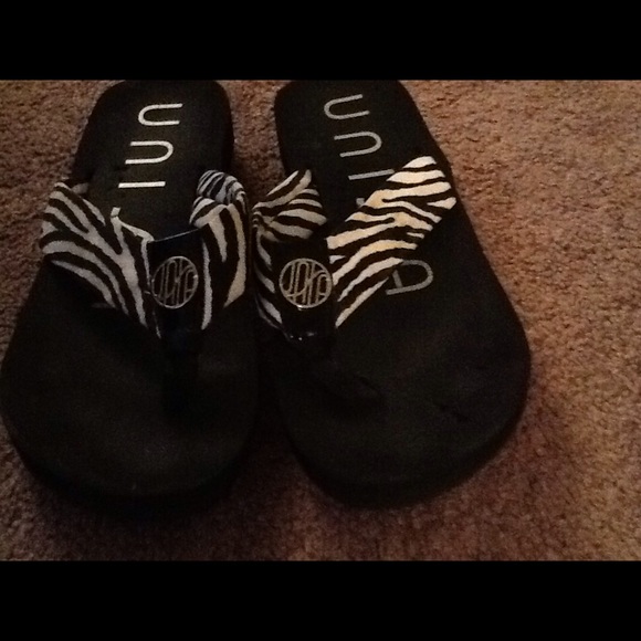Zebra print Flip flop