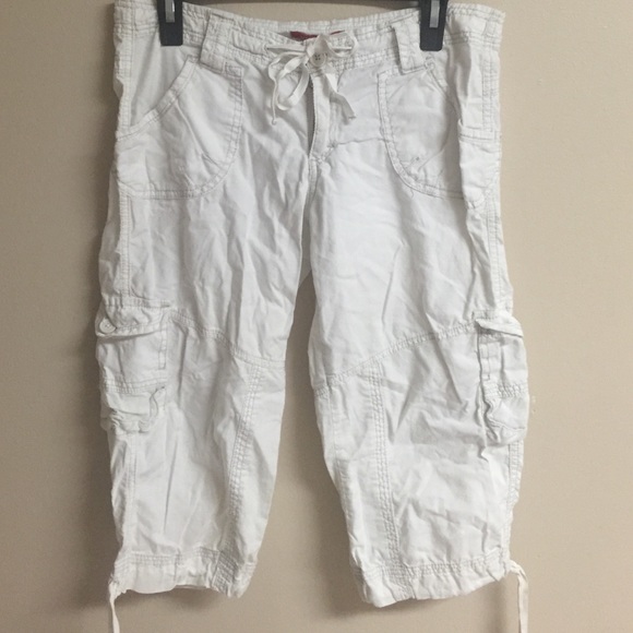 White Cargo Pants
