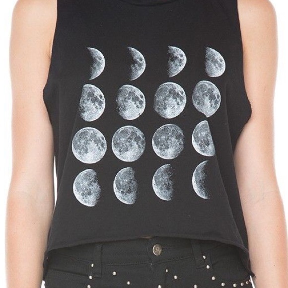 Brandy Melville Moon Phases Muscle Tank