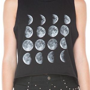 Brandy Melville Moon Phases Muscle Tank