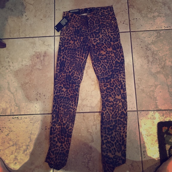 Cheetah Print Skinny Jeans