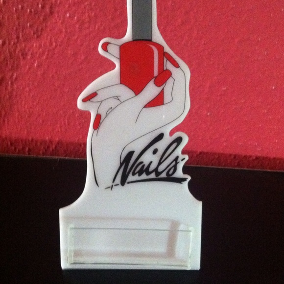 NAIL SALON CARD HOLDER