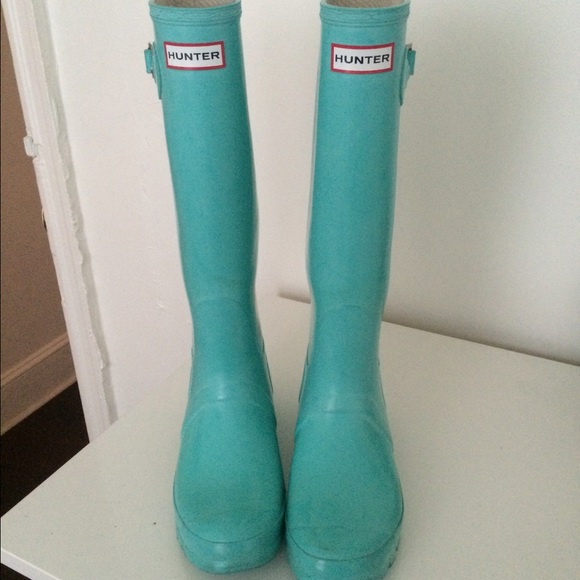 mint hunter boots