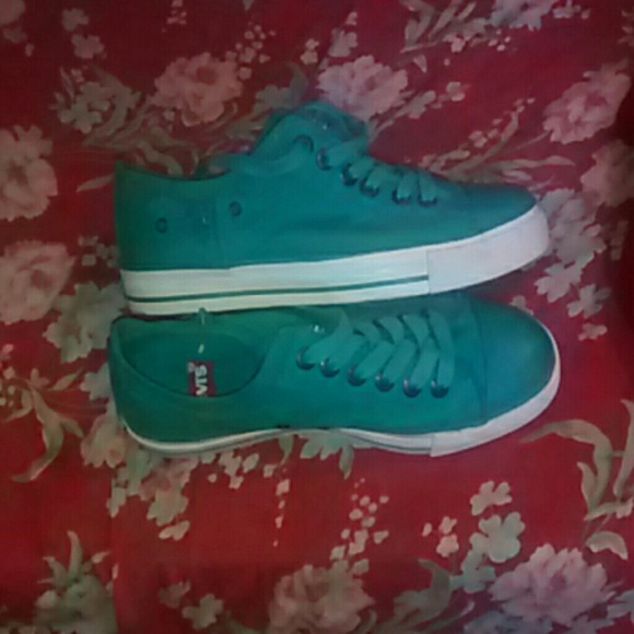Teal/Green Levis