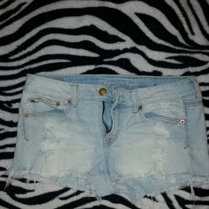 American eagle Distressed shorts