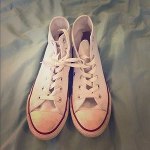 white converse hi-tops