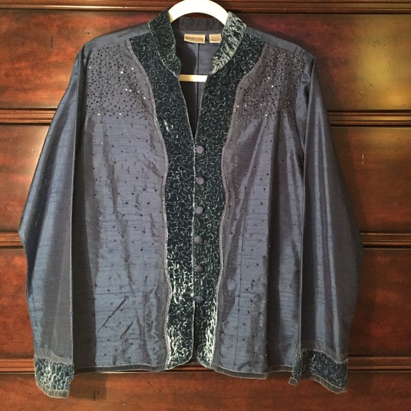 Chico Indigo Silk Jacket