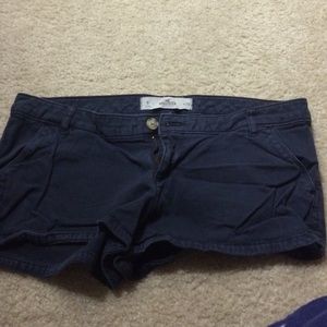 Navy hollister shorts