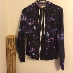 Galaxy Zine Windbreaker Jacket