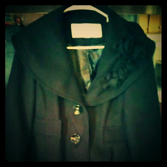 Jessica Simpson black coat