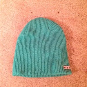 Aqua blue beanie