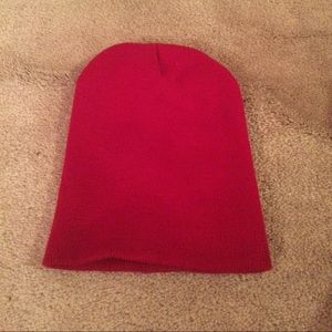 Red beanie