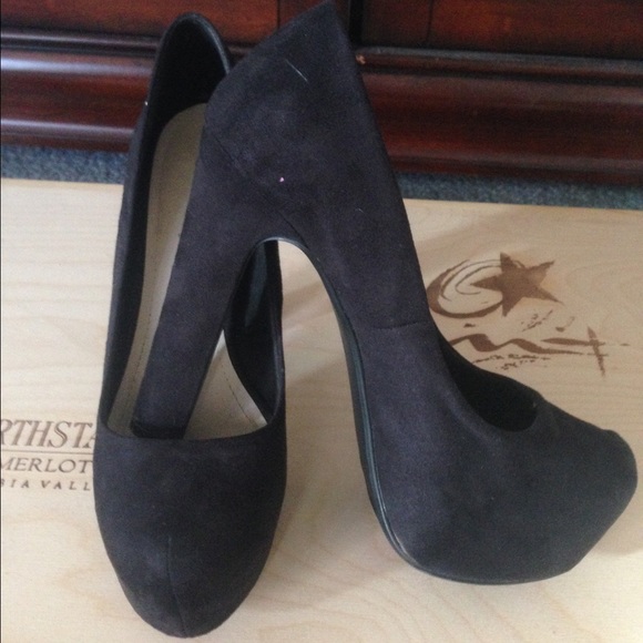 Black high heels