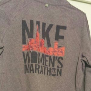 Nike women's marathon purple half zip