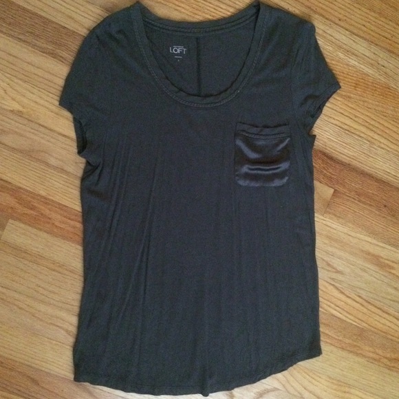 Ann Taylor LOFT long slouchy tee