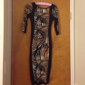3/4 length dress