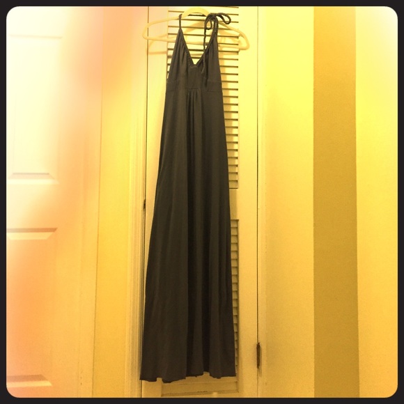 Halter maxi dress