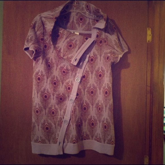 Anthropologie lavender sweater